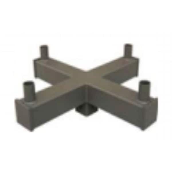 Westgate PSS4Q90VTZPOLE ATTACHMENT FOR 4" ROUND POLE - 2" HOLE SPACE, BRONZE PSS4Q90VTZ - main